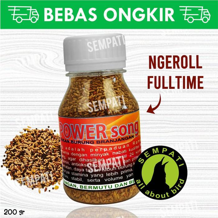 [ fn0tafaejf ] || POWER SONG PAKAN BRANJANGAN PAKAN BURUNG BRANJANGAN LARK SUPER PWRSB