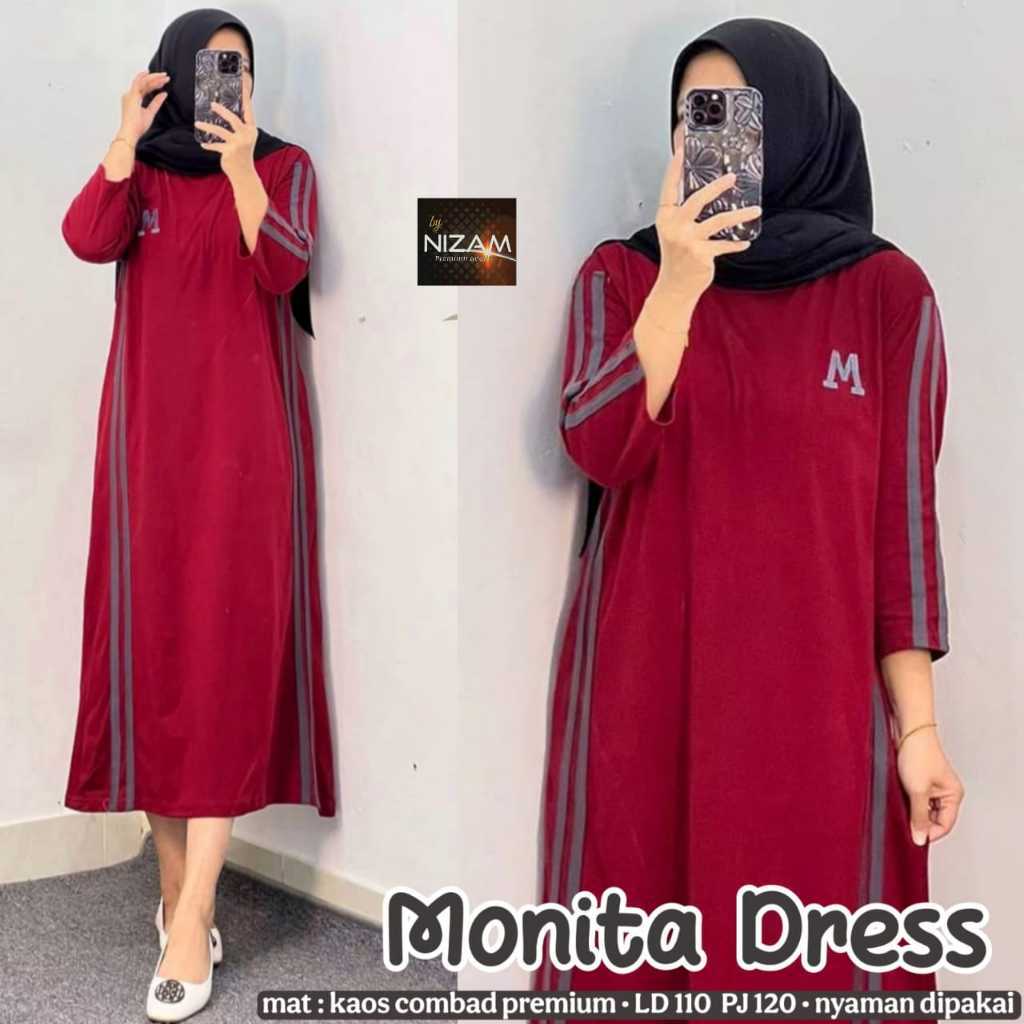 Fashion Wanita HQ  MONITA DRESS From NIzAM