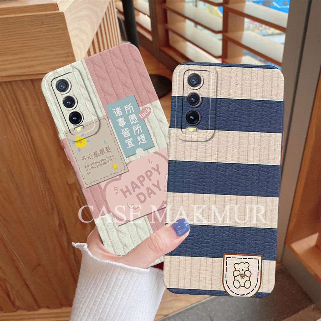 [02] Cassing Vivo Y20 Y20s Y20g Y12s Case - Silikon - TPU - Casing - Silicon Karakter Pelindung Hp