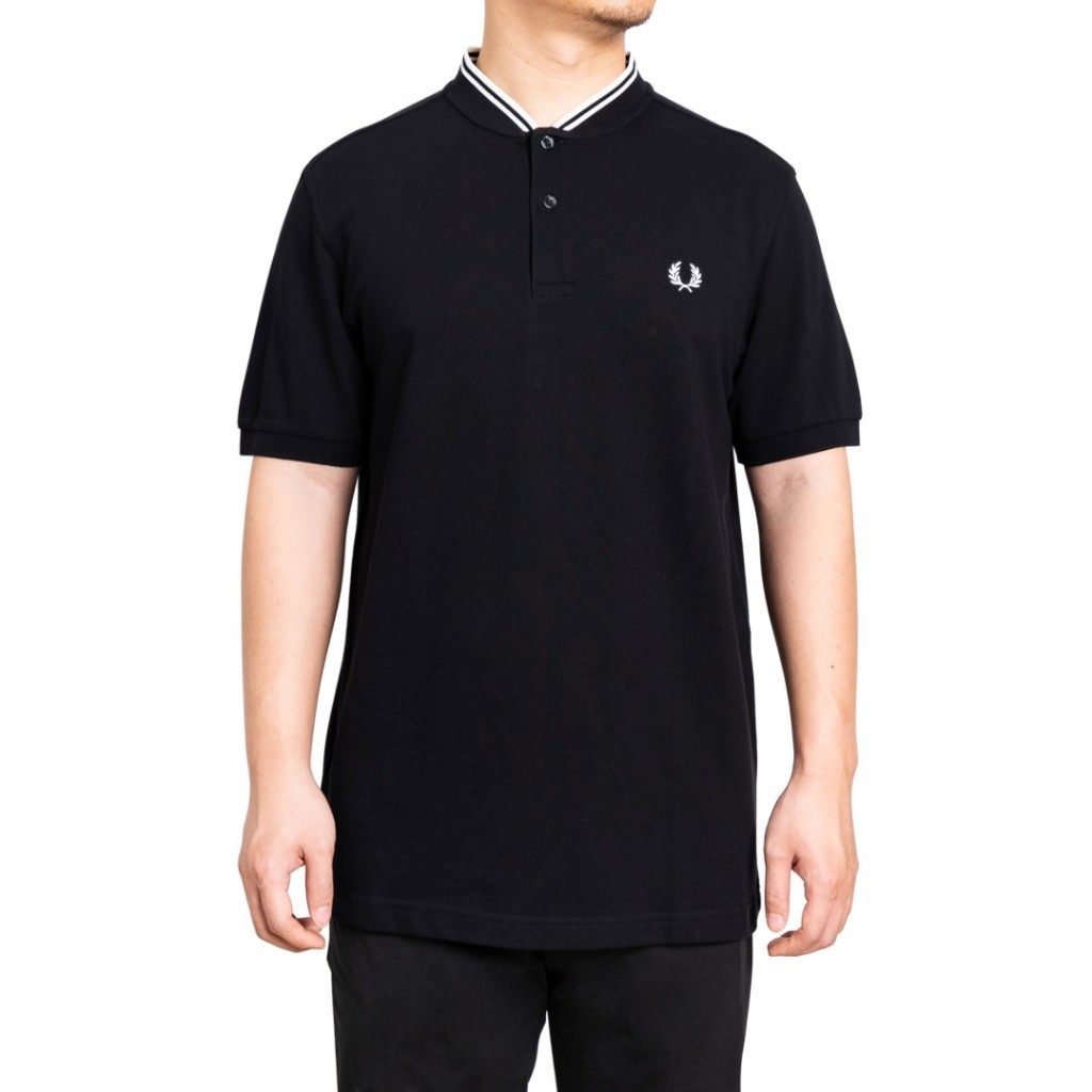 Bomber collar polo shirt C1371