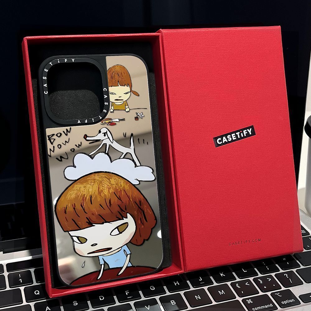CASETiFY Collaboration New Nara Yoshitomo Graffiti Girl Apple 16 Pro Max Phone Case 15/14