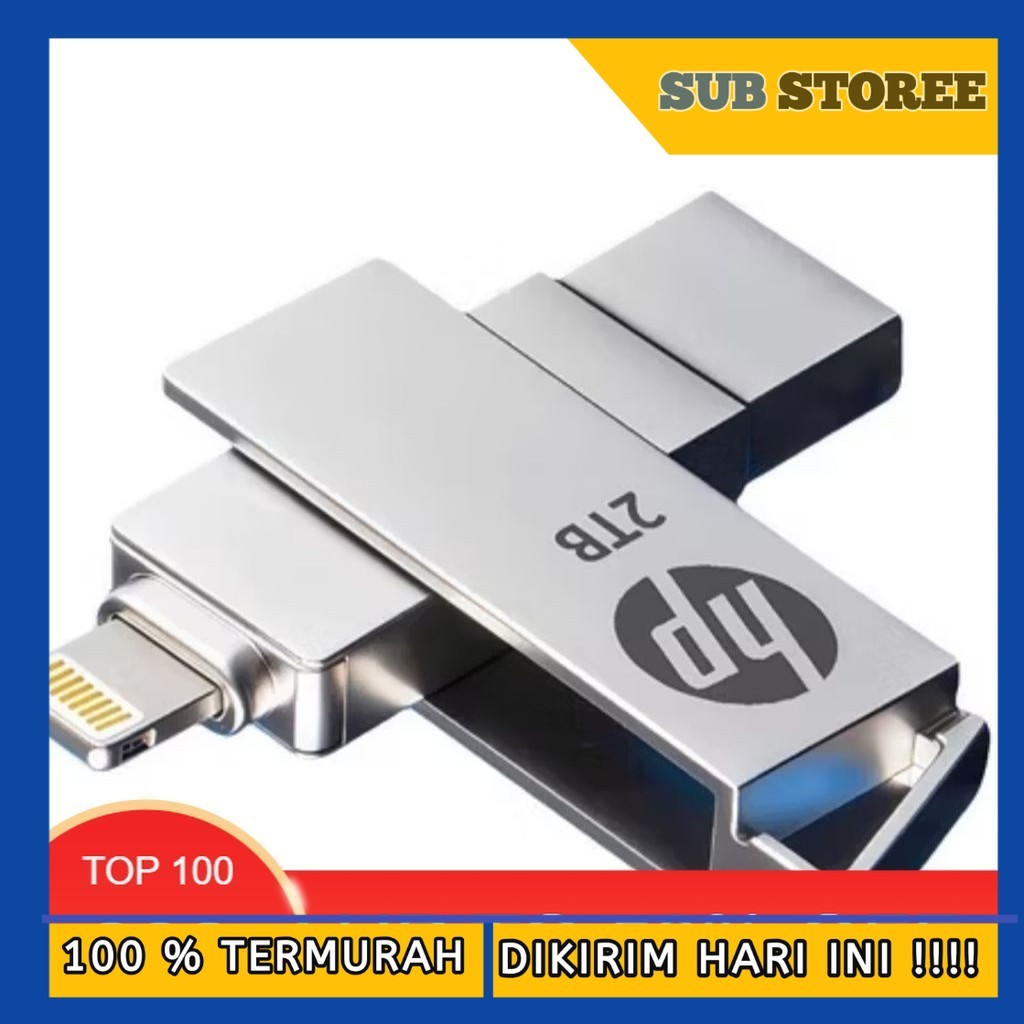 Flashdisk Type C USB 3.0 OTG 1TB/2TB Murah Cepat untuk Smartphone Android, Laptop, Komputer