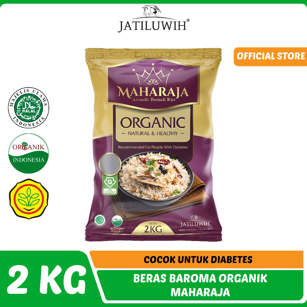 Jatiluwih Beras Baroma Organik Maharaja 2Kg / Cocok Untuk Diabetes