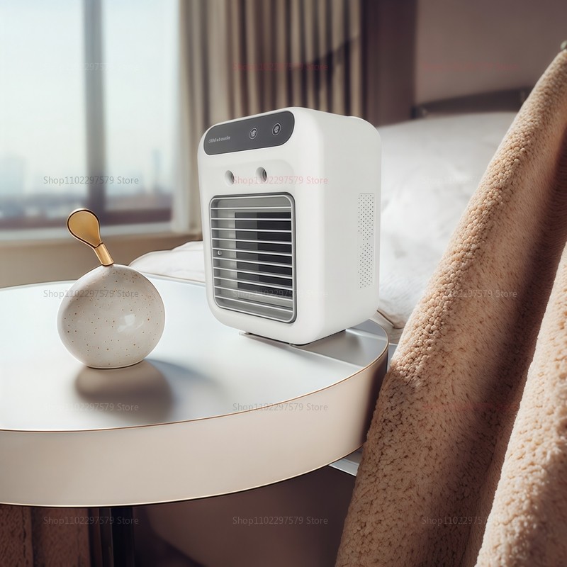 Portable Air Conditioner Cooler Mini Humidifier Car Fan Personal Cooling Fan Rechargeable Summer Ven