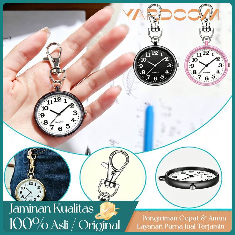 Jam Saku / Jam Saku Gantungan Kunci / Jam Saku Mini / Jam Saku Portabel Mode / Jam Saku Multi-fungsi