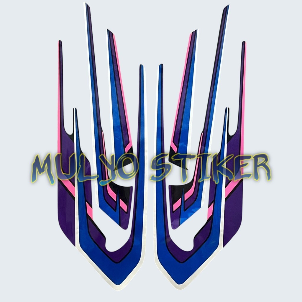 STRIPING STICKER Yamaha RXS RX S Spesial Special 1993 1994 1995 Ungu