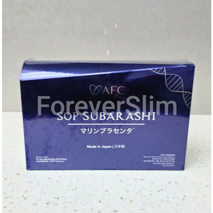 SOP SUBARASHI Dan UTSUKUSHHI ECERAN 100% Original AFC Asli EXP 11/2027