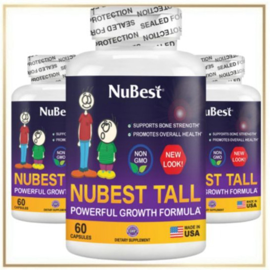 [ STOK TERBARU ] Nubest Tall Obat Penambah Tinggi Badan Alami Nubest Tall Original USA Obat Peninggi