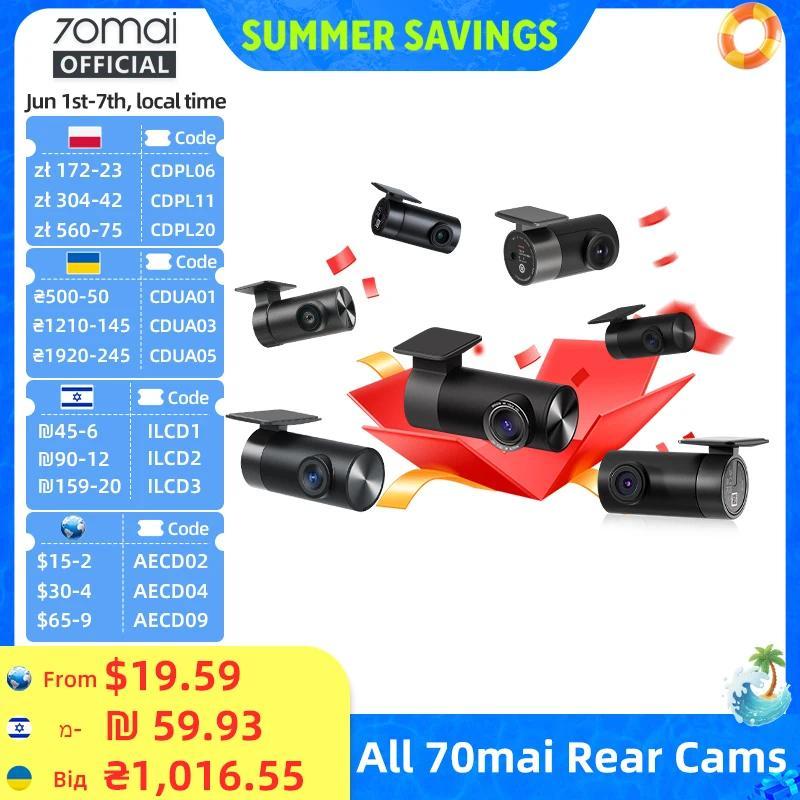 70mai Rear Cam RC06 RC11 RC12 RC14 RC22 Interior FC02 for 70mai 4K A810 A800SE 70mai A510 A200 A500S