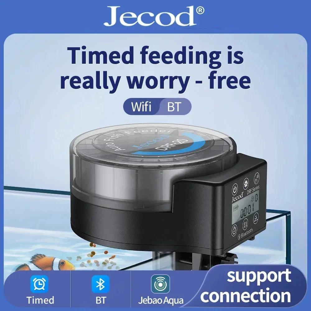 Jebao Jecod DRF15/DRF20 Automatic Fish Feeder Remote Control Timed Quantified Large Capacity Fish Ta