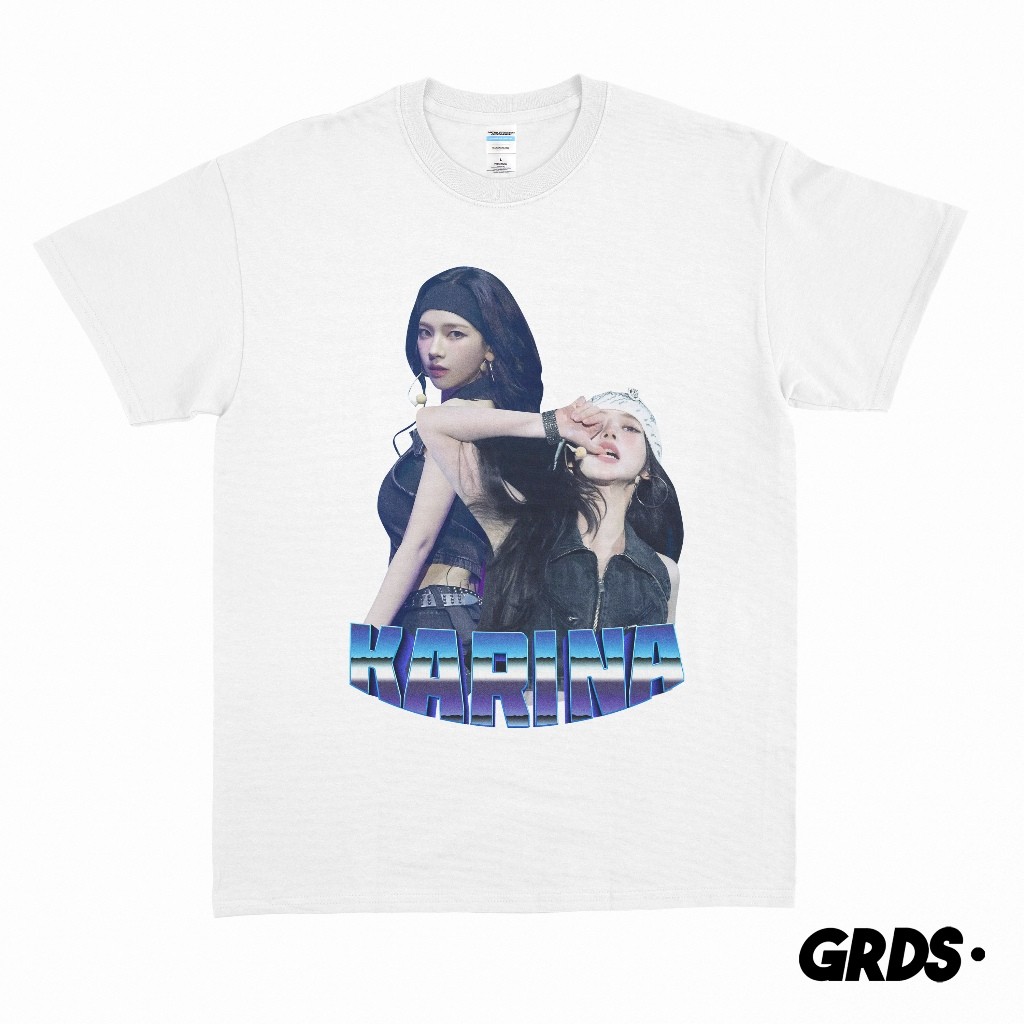 POP KAOS KARINA AESPA / T-SHIRT AESPA KARINA