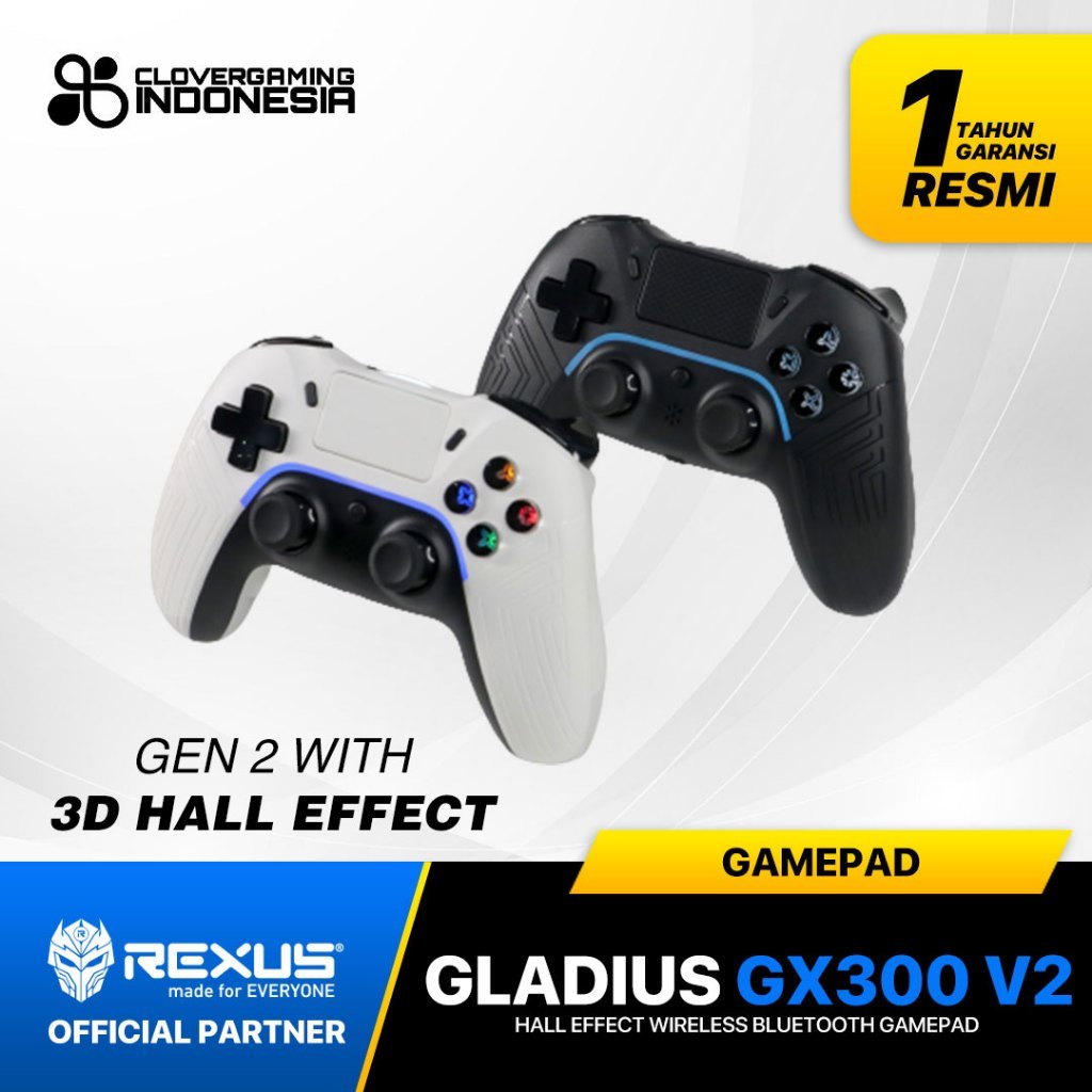Rexus Gamepad Gladius GX300 - Gamepad Joystick     Berkualitas