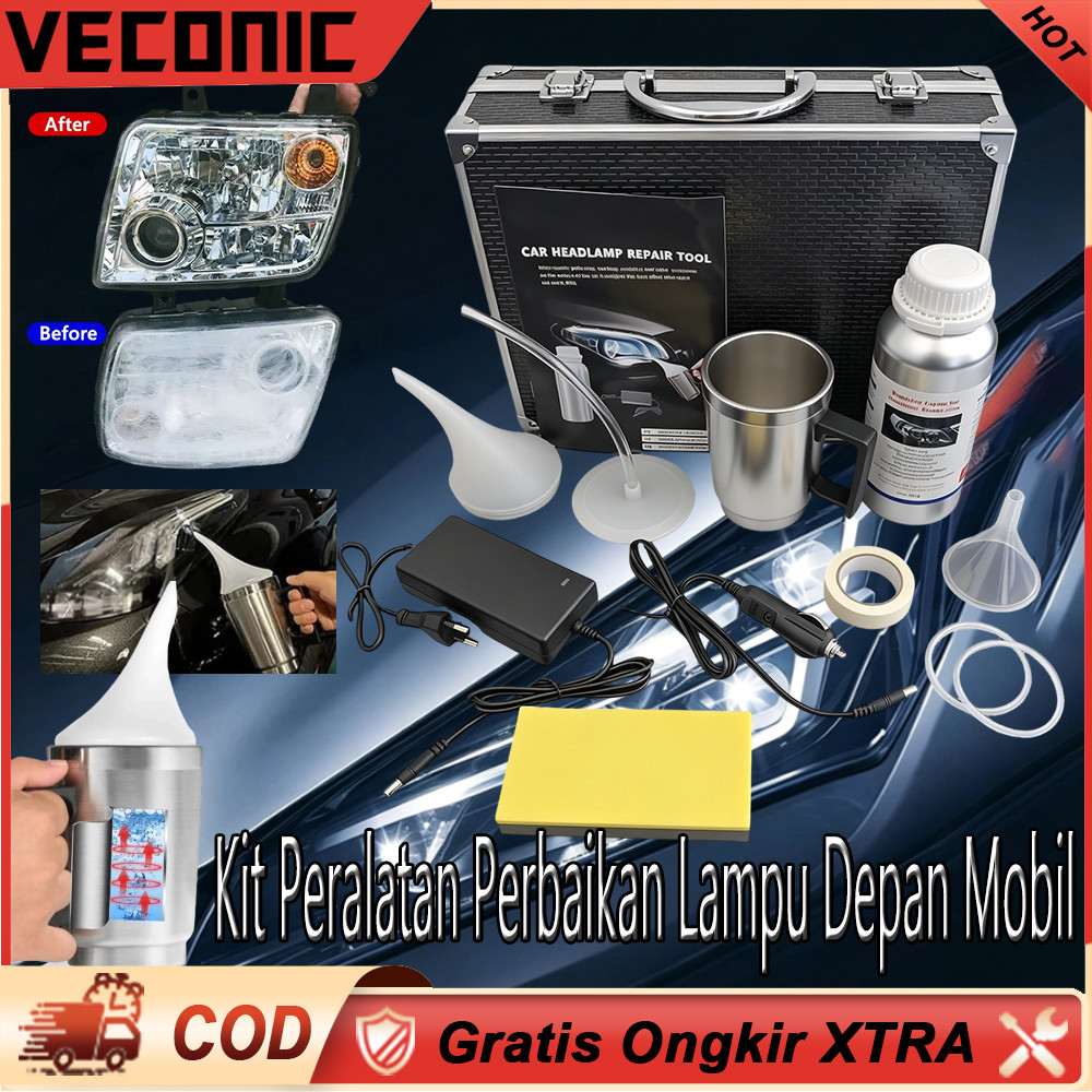 Cairan Poles Lampu Depan Cairan Polimer Evaporator Kimia Poles Lampu Depan Kit Restorasi Lampu Depan