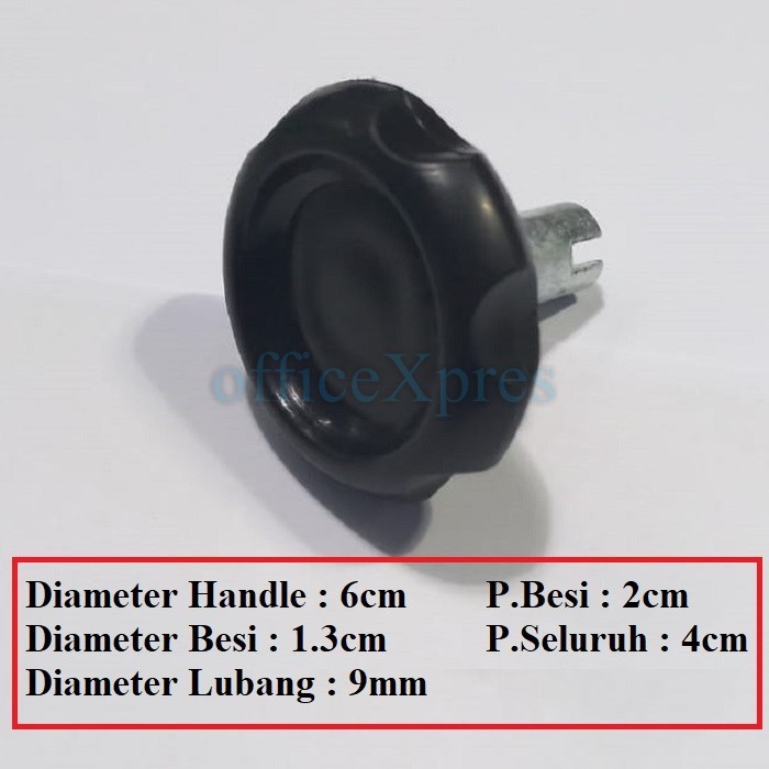 ADA Sparepart Mesin Laminating / Knob Mesin Laminating / Sparepart Handle Putar Manual Mesin Laminat