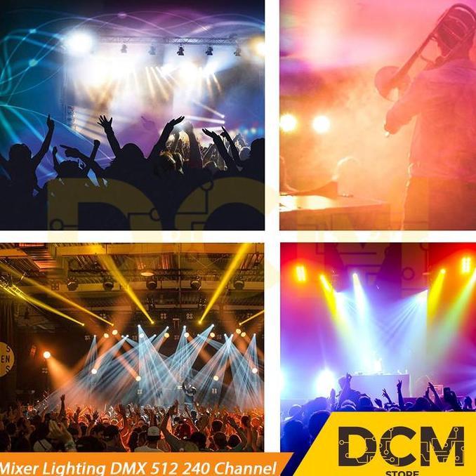 Mixer Lighting Dmx 512 / Disco 240 Dmx240 Controller Lampu Panggung
