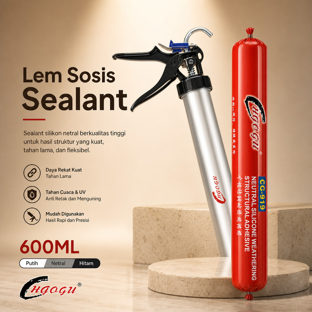 [Merk Chaogu] Lem Sealant Sosis | Lem Silent | Silikon Silent