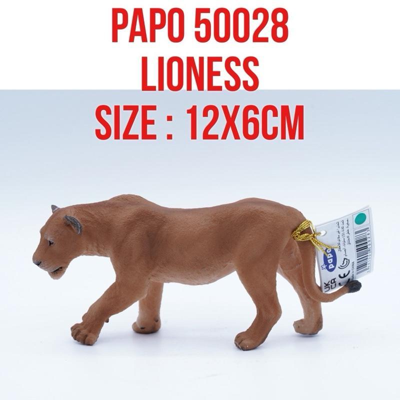 Papo 50028 Lioness Female Lion Africa Singa Betina Afrika Panthera Leo | Mainan Figure Binatang Mini