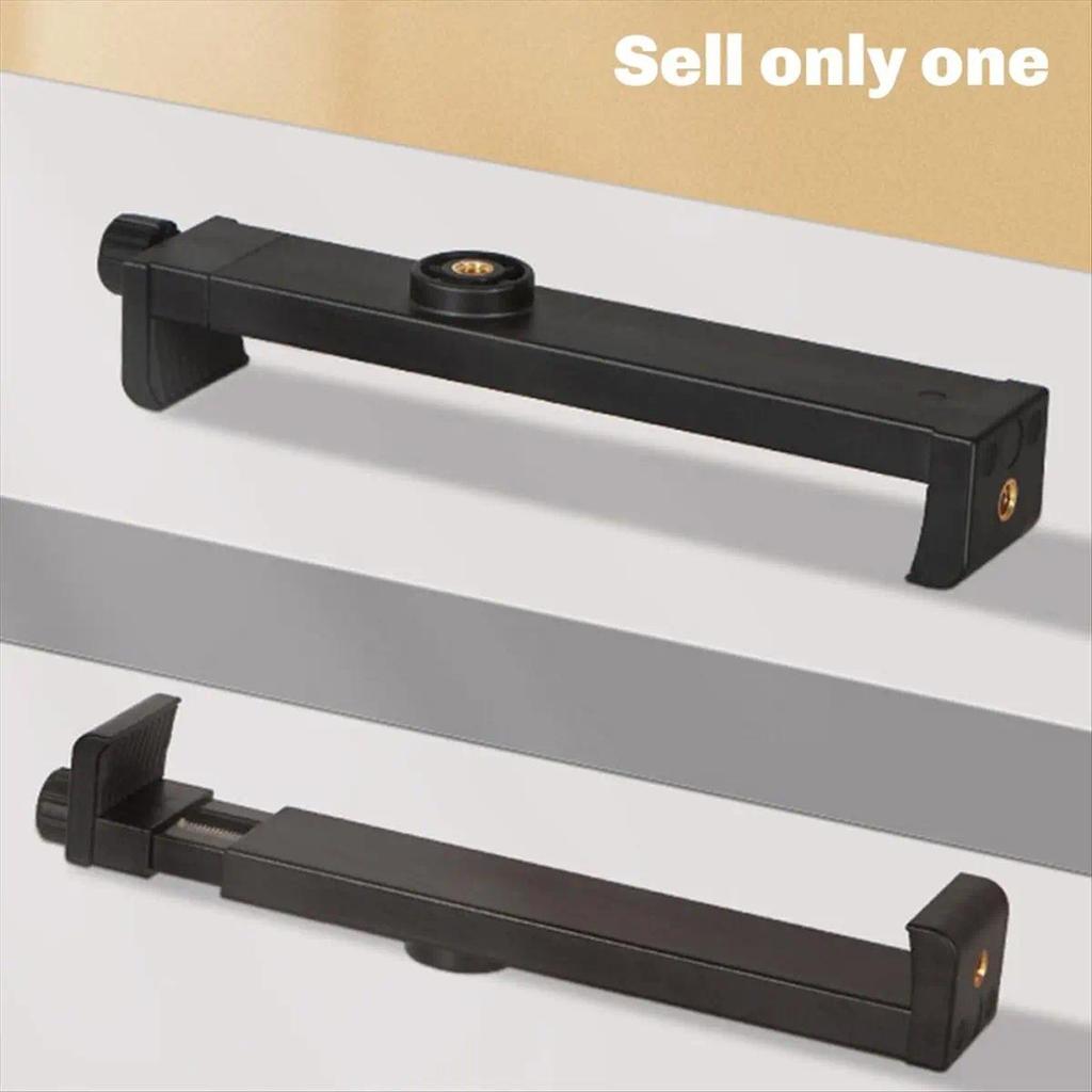 SCLS Tablet Holder for Tripod Mount Adapter for Tablet Black Tablet Holder for Monopod Tablet Attach