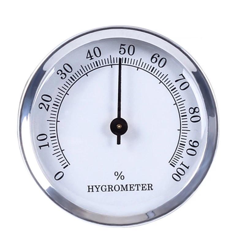 Hygrometer Round Analog Hygrometer for Cigar Humidor, Accurate Reliable Cigar for CASE Small Round A