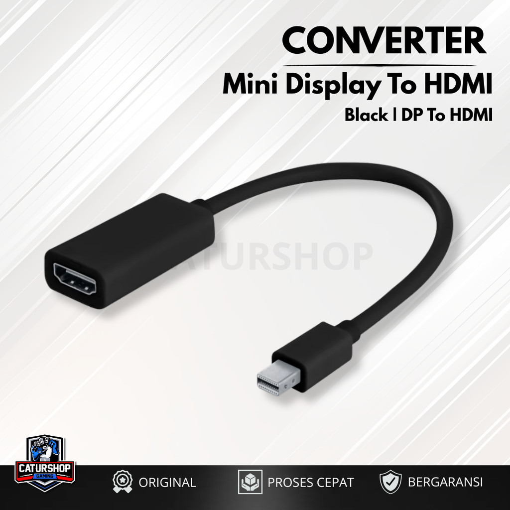 Mini DisplayPort Male to HDMI Female Converter / Converter MiniDisplay To Hdmi / Mini Display To Hdm