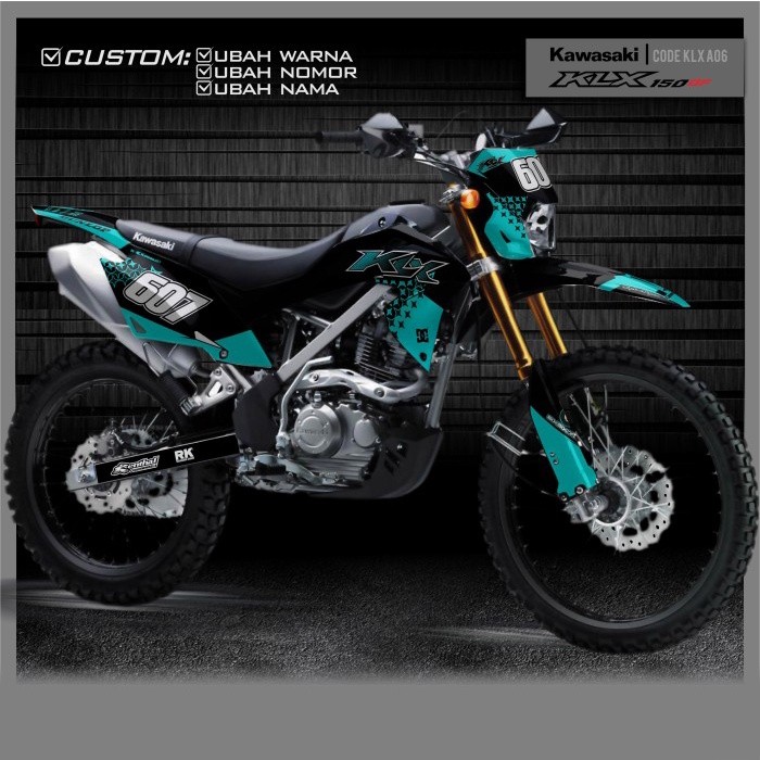 DECAL KLX BF 150 / Sticker decals klx / stiker decal klx A06