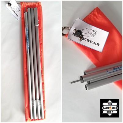 Tiang Flysheet tenda ultralight single pole tinggi 200 cm - PK1 Tiang saja