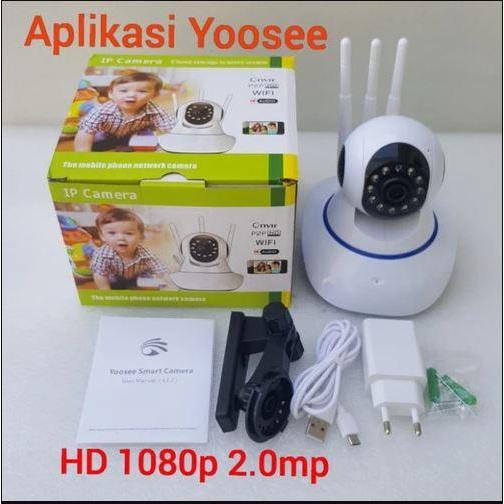 CCTV Camera Wifi 3 Antena Ip Camera Yoosee Kamera CCTV Ip Cam Yoosee - Aplikasi V380