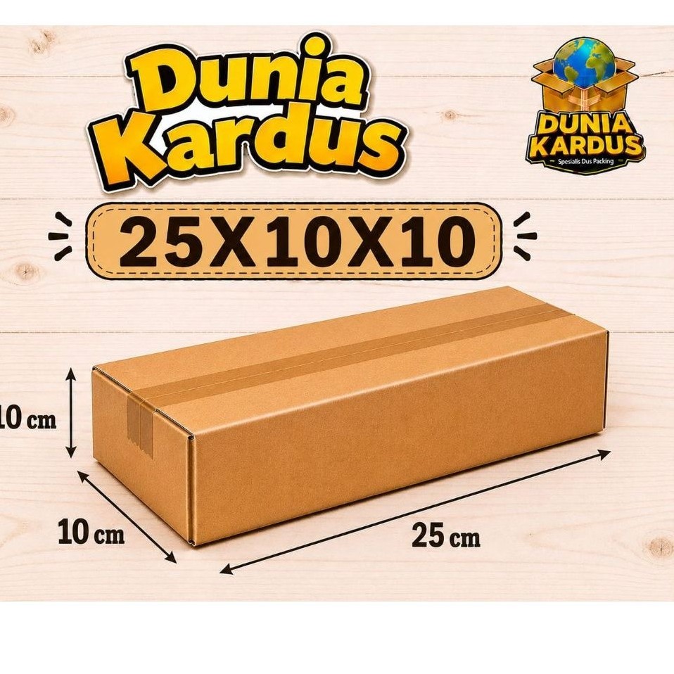 Kardus Packing Ukuran 25X10X10
