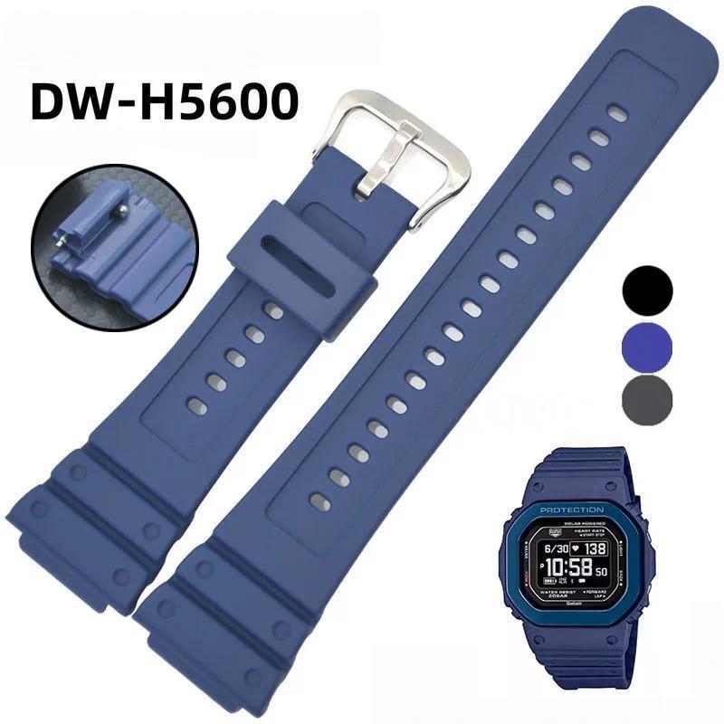For Casio 3516 Watch Strap DW-H5600 DW H5600 DW-H5600MB Champion's Heart Small Square Solar Watch Re