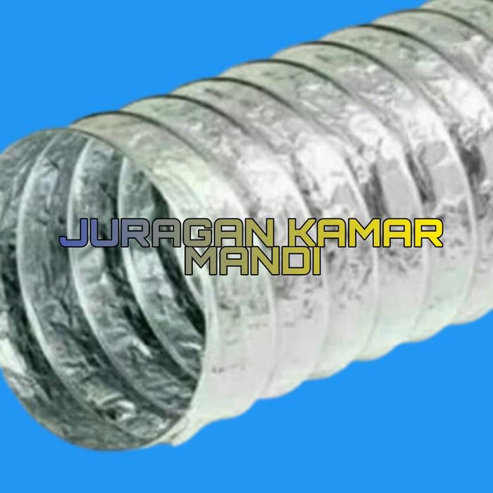 pipa Exhaust alumunium 6 inchi/flexible cerobong asap cooker Hood/ Cerobong asap/ Cerobong