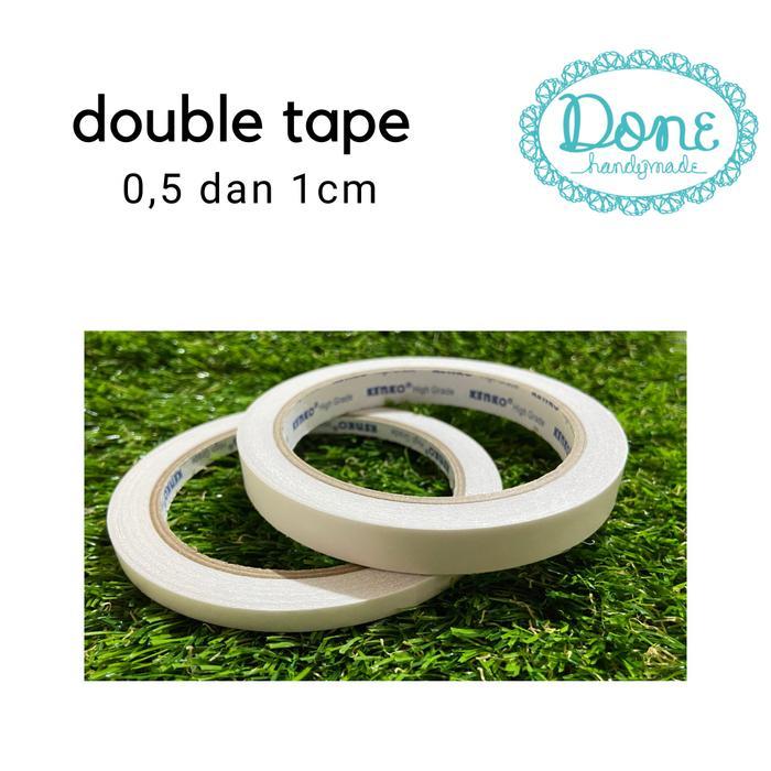 Double tape solatip perekat double double tape 1cm double tape 0,5cm - Lebar 0,5cm