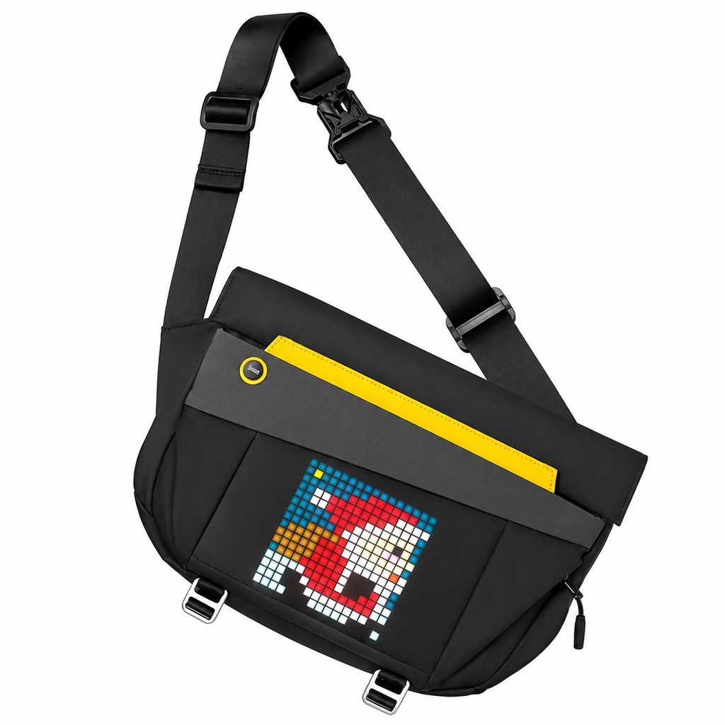 DIVOOM Pixoo Sling Bag V Tas Selempang Smart LED Pixel Display Bluetooth 5.0 Waterproof