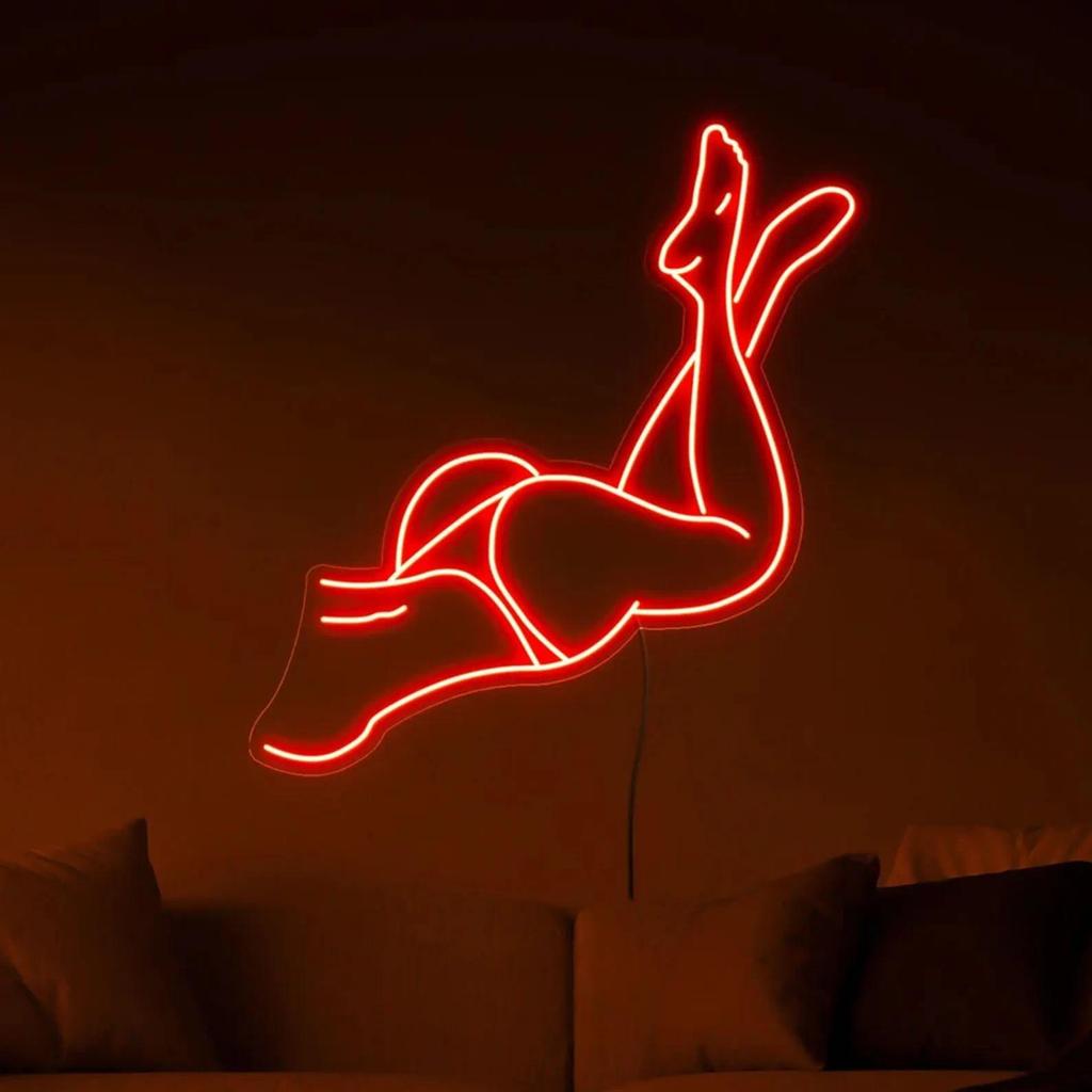 Girl Neon Sign,Lady Neon Sign,Body Neon Sign,Woman Body Decor,Body Wall Decor,Bedroom Neon Sign,Stri