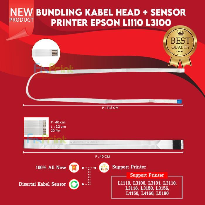 Kabel Print Head + Sensor L3110 L1110 L3150 Printer L4150 L5190