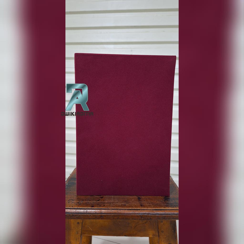 Map Polos/Ijazah Bludru Merah Maroon