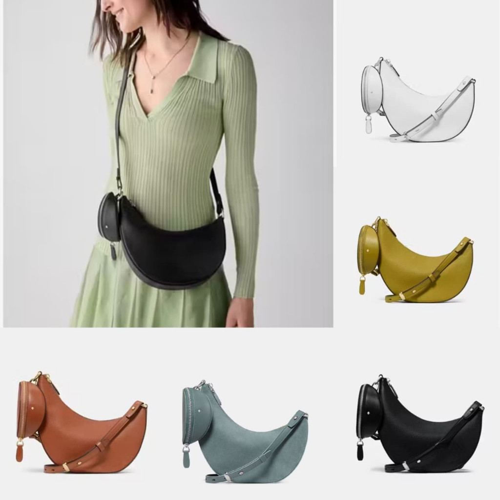 Ready Stock KS Duo Crossbody Tas Kendal Jenner Slempang Wanita 2374 ( 23X7X13)