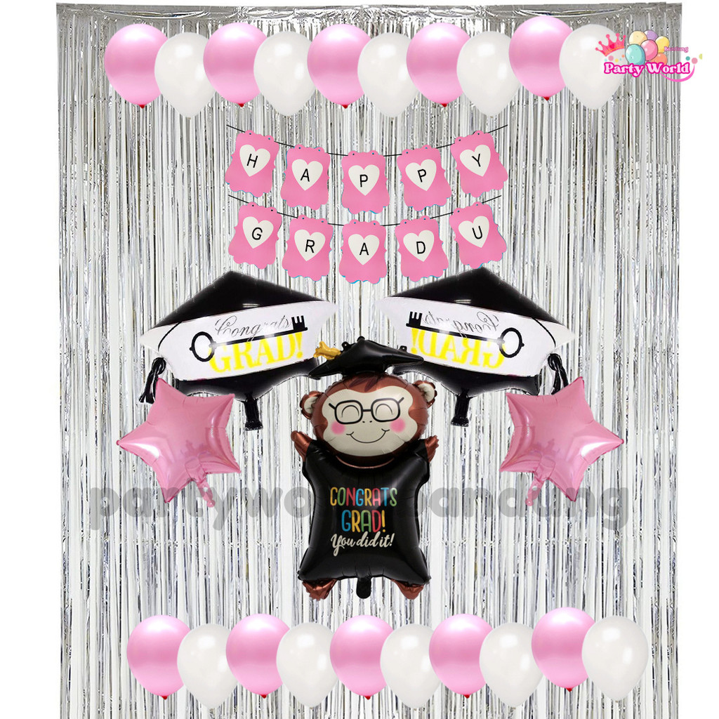 Paket Dekorasi Backdrop Wisuda / Graduation