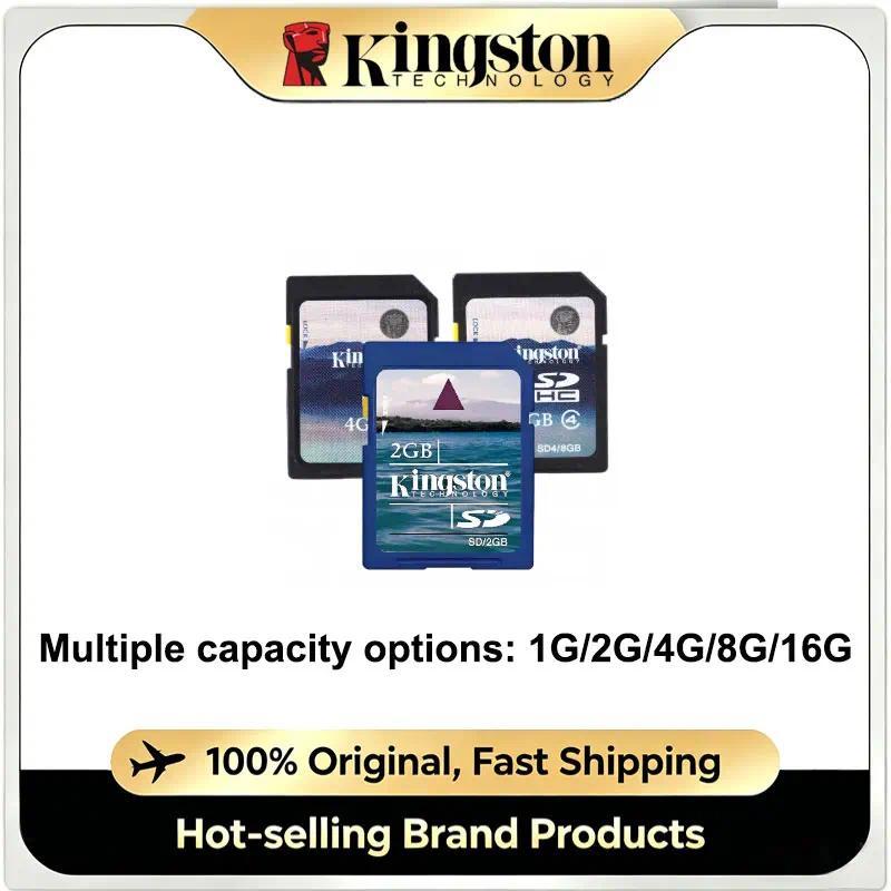 Kingston SD Memory Card 1G 2G 4G 8G 16GB Class4 SDHC Large SD Card For Canon Nikon onic Vintage CCD 