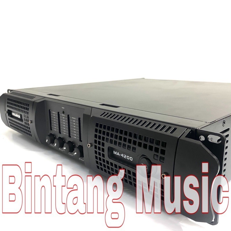 Power Megavox MA4200 Original 4 channel ma 4200