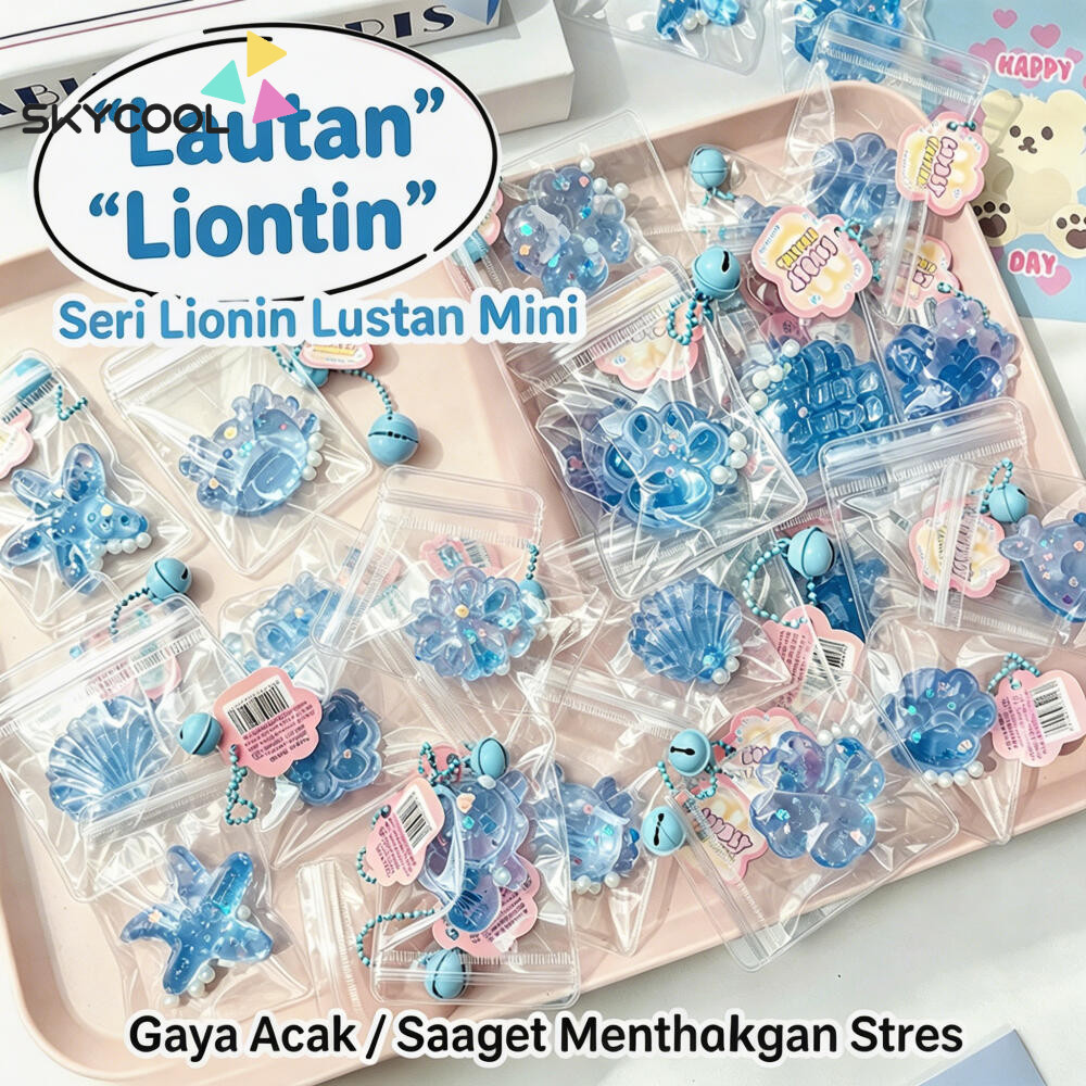 Squishy Bentuk Hewan Laut Lembut, Dekorasi Estetik Cocok Jadi Hadiah Koleksi