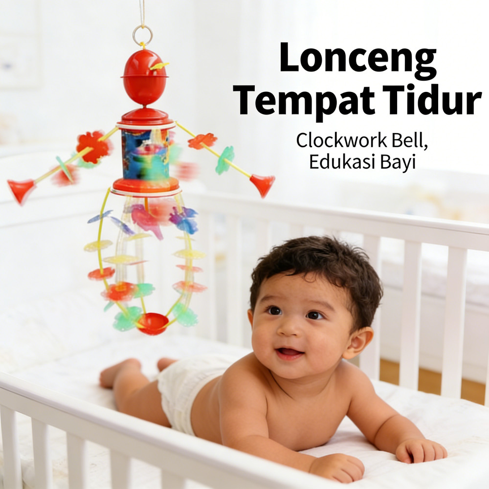 Gantung Gantung Putar Musik Mainan Bayi Musik Chime Angin Krincingan Bayi / Mainan Musik Carousel