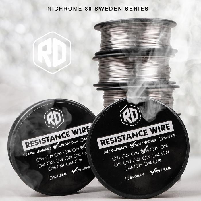 PROMOO!!!! Ni80 Awg 24 & 26 Original Sweden by Sandvik - 24