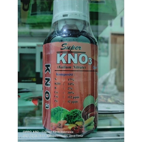 Pupuk Cair Kno3 Merah Cair Nutrisi Tanaman Kemasan 500ml KNO 3 Merah