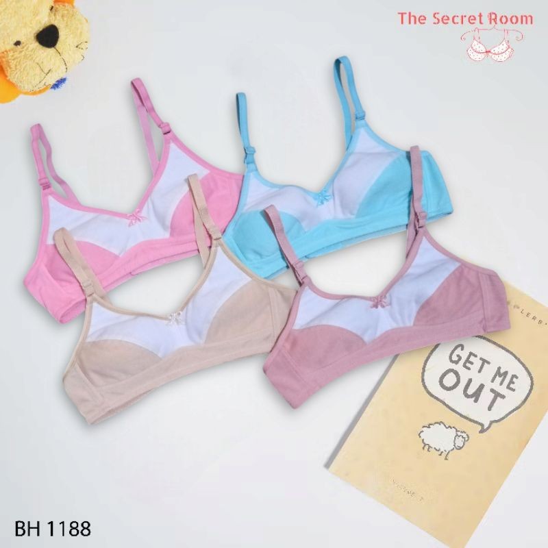 BRA BH HARIAN REMAJA ANAK ABG 1188 | CUP A KECIL - CUP A | FULL CUP | TANPA KAWAT | TANPA BUSA | SIZ