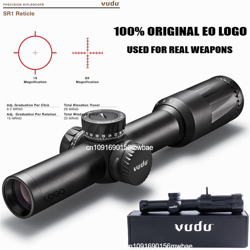 Vdu Scope FFP LPVO SR1 Reticle 16x24MM Riflescope 30mmTube BK with with Full Original Markings
