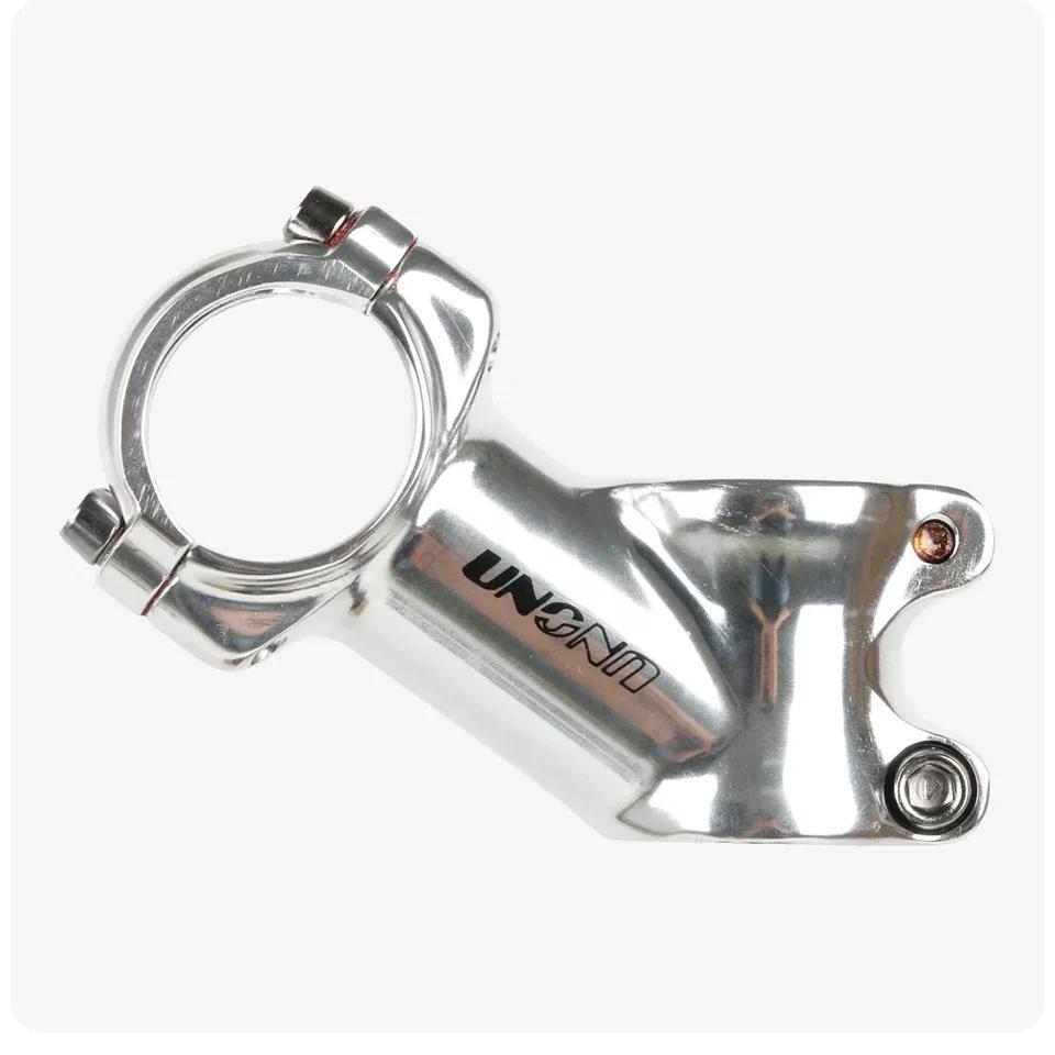 UNO Silver Bike Stem 717 35 Degrees 60708090100110120130mm MTB Road City Bike Handlebar Riser Ultral