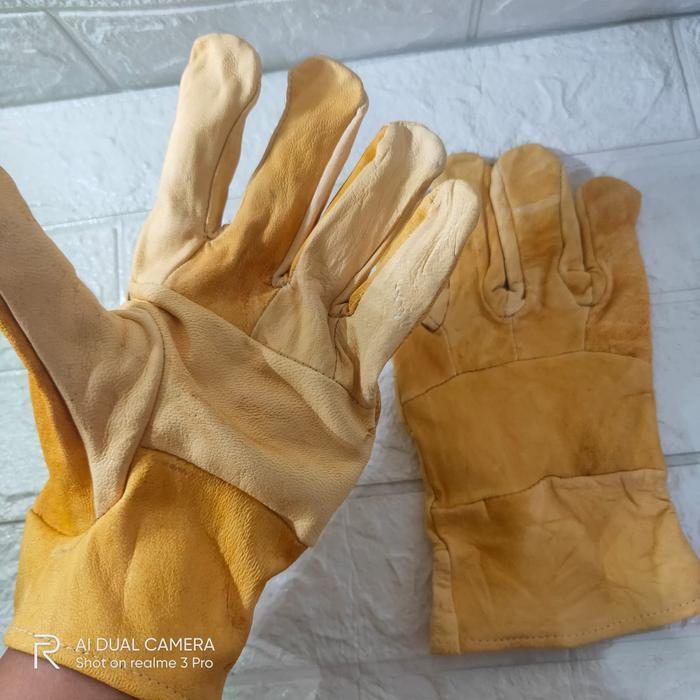 Sarung Tangan Las Argon KUNING Welding Glove Argon