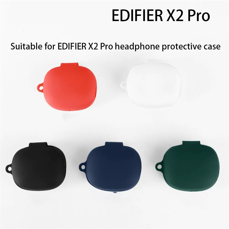For EDIFIER X2 Pro case Soft Liquid Silicone Cover Environmentally Silicone Housing For EDIFIER X2 P
