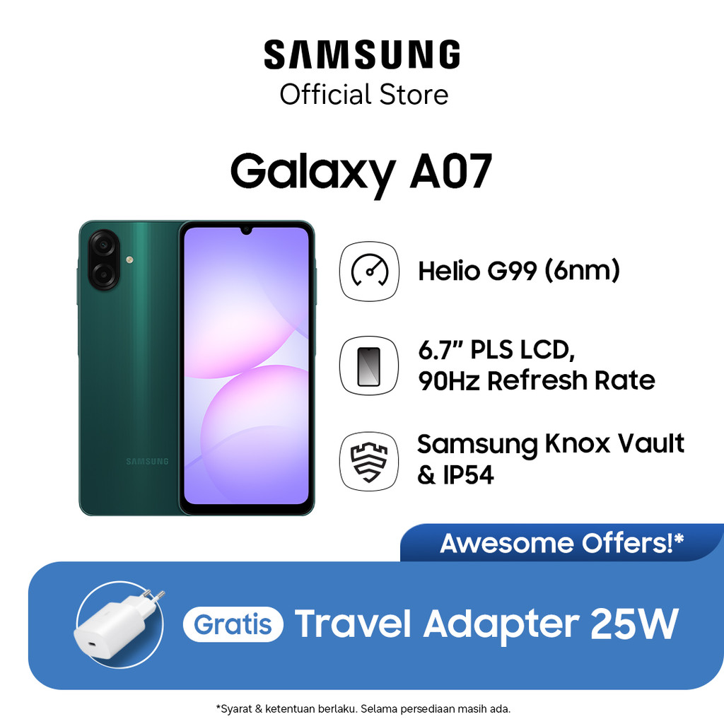 Samsung Galaxy A07 4/128GB - Green