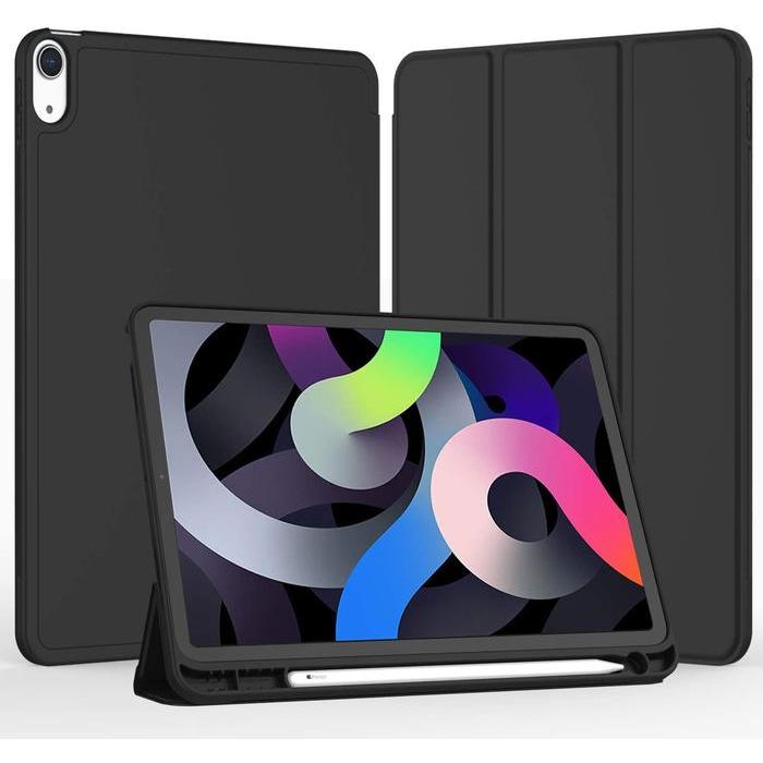 PROMO Smart Case iPad Mini 6 8.3 2021 Silikon with Slot Pencil Holder - Black